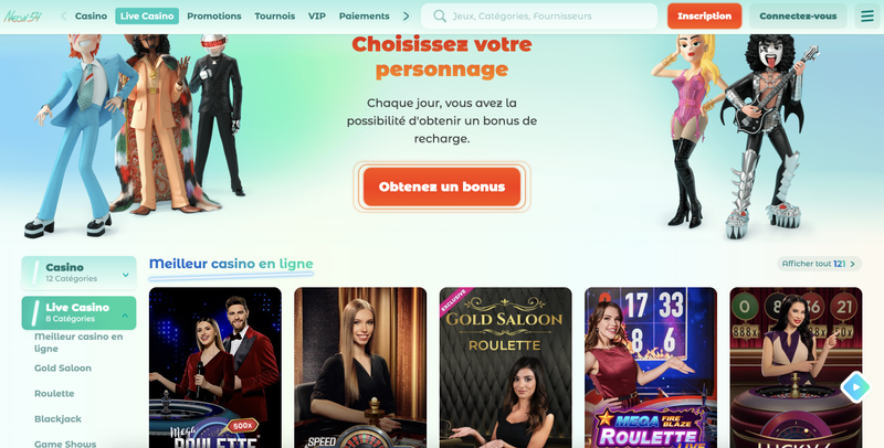 Connectez-vous et jouez avec le bonus dès maintenant !